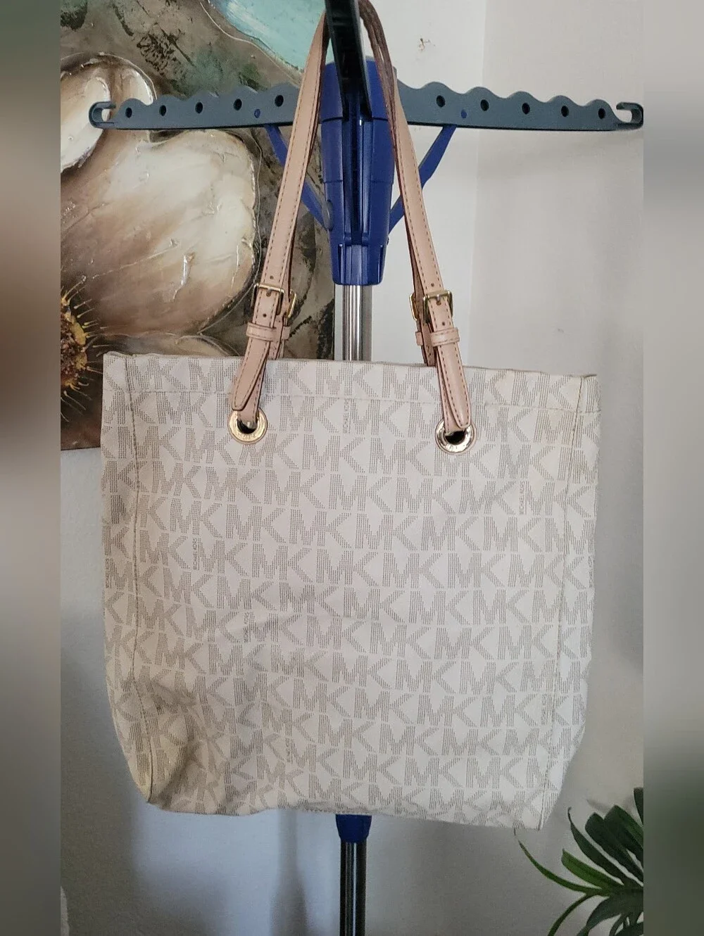 MICHAEL Michael Kors Jet Set Cream Tote Bag
